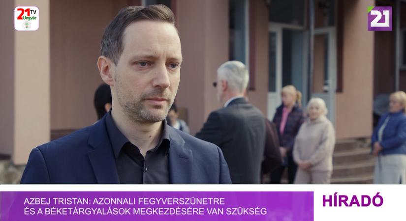 Azbej Tristan: azonnali fegyverszünetre és a béketárgyalások megkezdésére van szükség (videó)