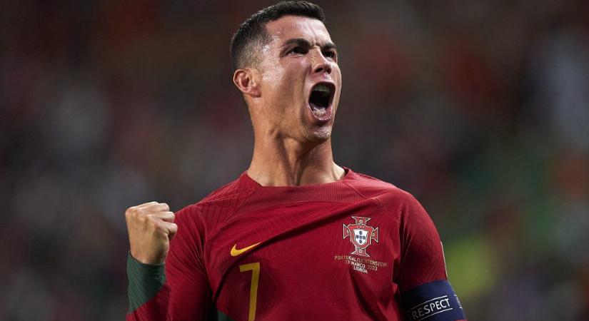 Cristiano Ronaldo duplázott azon a meccsen, amellyel egyedülálló rekordot állított föl