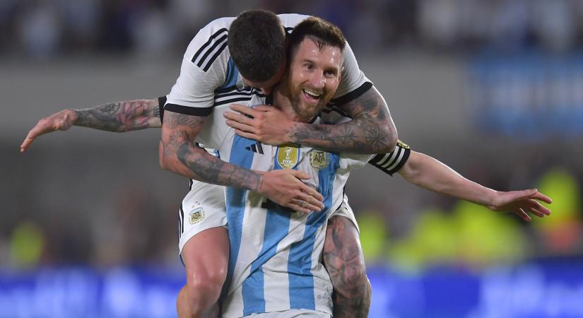 Parádésra sikerült Messi első válogatott gólja világbajnokként