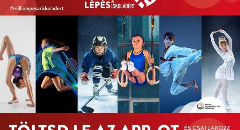 Március 27 - én startol a "Millió lépés lépés az iskoládért" program