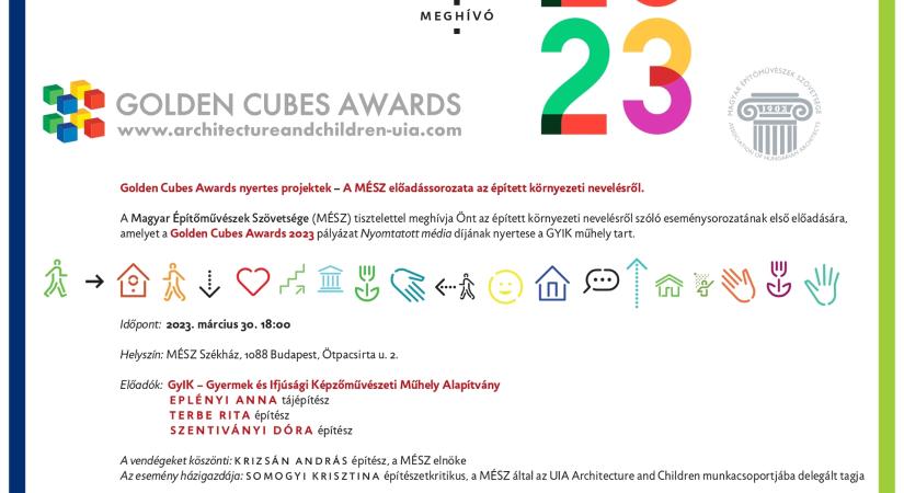 A GYIK Műhely előadása - Golden Cubes Awards nyertes projektek bemutatkozása I.