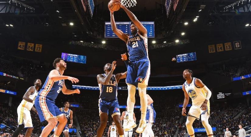 NBA: Embid 46 pontja is kevés volt a címvédő Warriors ellen