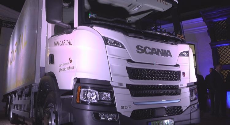 Magyarország első teljesen elektromos Scania teherautója