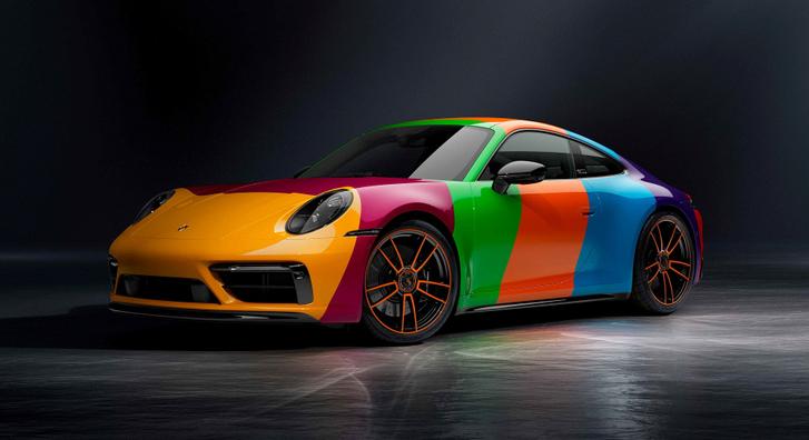 Az újonnan bemutatott Porsche színére nem találjuk a szavakat