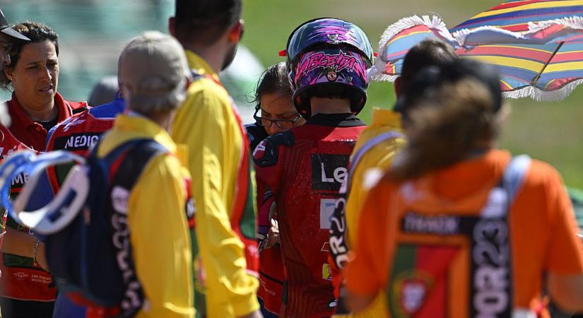 MotoGP: Több futam kihagyás vár a sprinten megsérült Ducati-pilótára