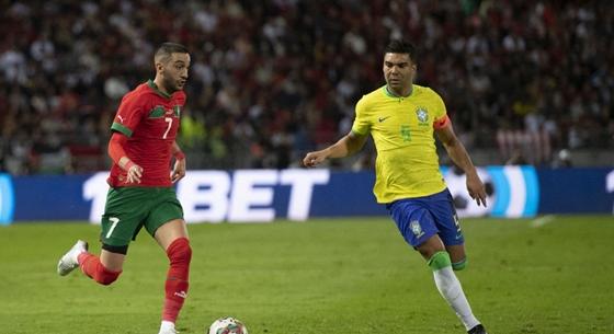 Marokkó a világbajnokság után sem áll le: legyőzték a brazil válogatottat