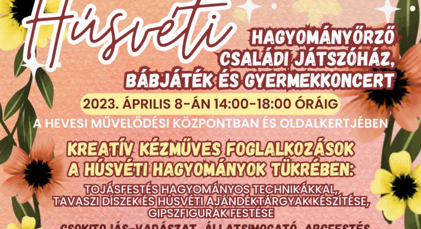 Hagyományőrző húsvéti játszóház a Művelődési Központban
