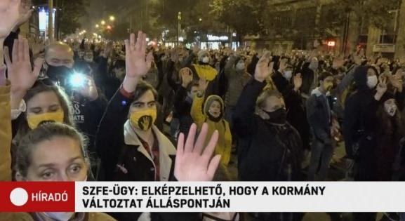 Reagáltak az SZFE-s diákok a miniszter kijelentésére: nem mellettük tüntettünk!
