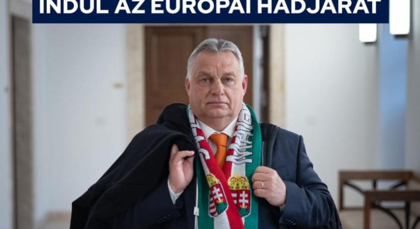 Nehéz ízléstelenebb fotót meccs elé kiposztolni, mint amit Orbán Viktornak sikerült
