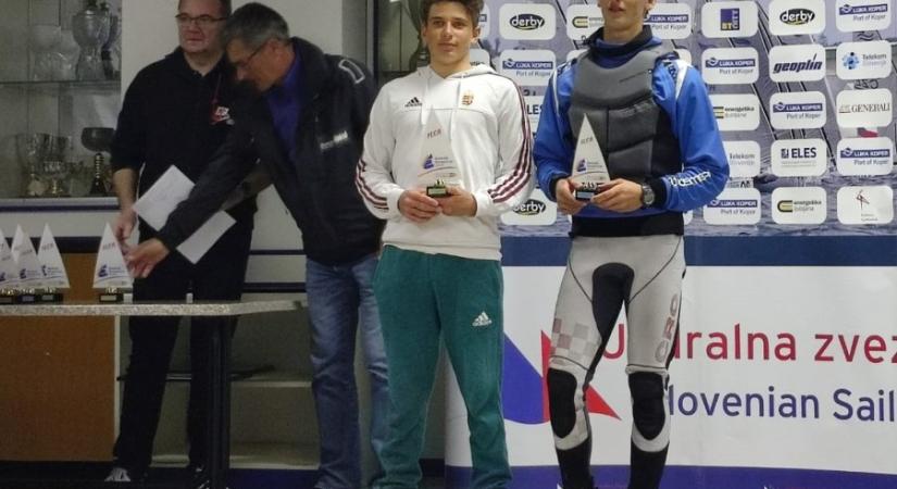 Héder Benedek Barna megnyerte az ILCA 4 Európa Kupa sorozat első versenyét!