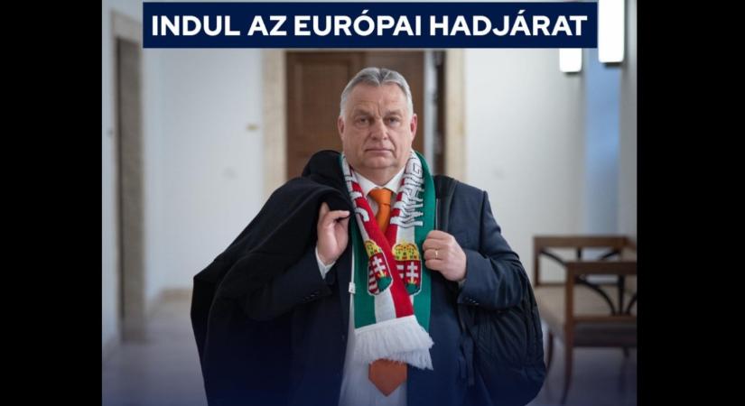 Haász János (Telex): Nehéz ízléstelenebb fotót meccs elé kiposztolni, mint amit Orbán Viktornak sikerült