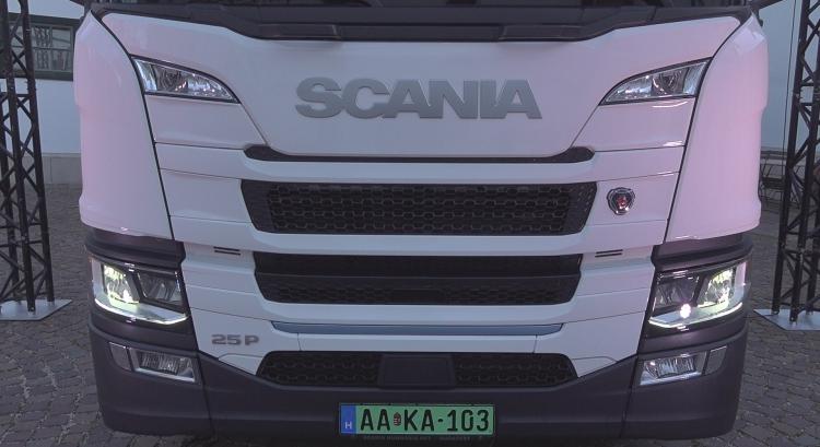 Az első teljesen elektromos Scania teherautó hazánkban