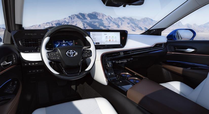 Vadonatúj infotainment-koncepció a Toyota Mirai fedélzetén