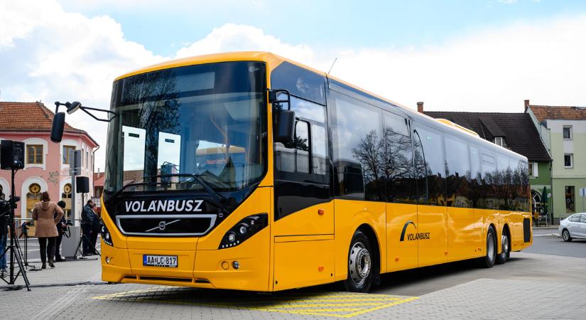 Huszonegy új autóbusz áll forgalomba Veszprém vármegyében
