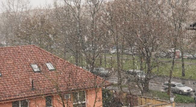 Egész télen nem havazott úgy Debrecenben, mint most, március 28-án