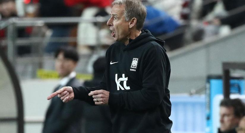 Felkészülés: Klinsmann második meccsén sem nyert Dél-Korea
