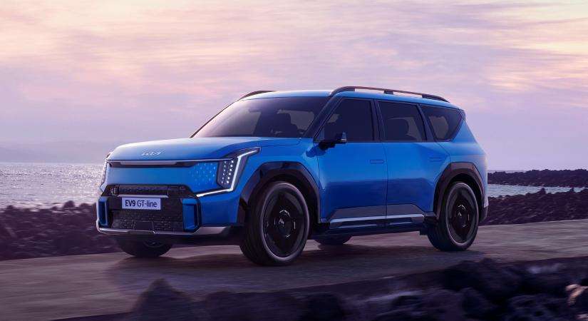 541 km hatótávval érkezik a Kia EV9