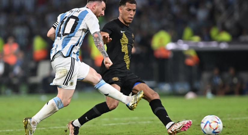 Felkészülés: Lionel Messi mesterhármasával aratott fölényes győzelmet az argentin válogatott – videóval