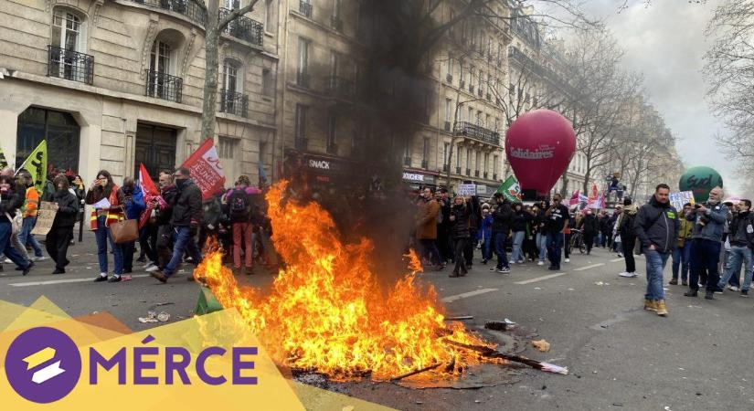 Fejmagasságban lőtt ki tömegoszlató lövedékeket a rendőrség a tegnapi párizsi tüntetéseken