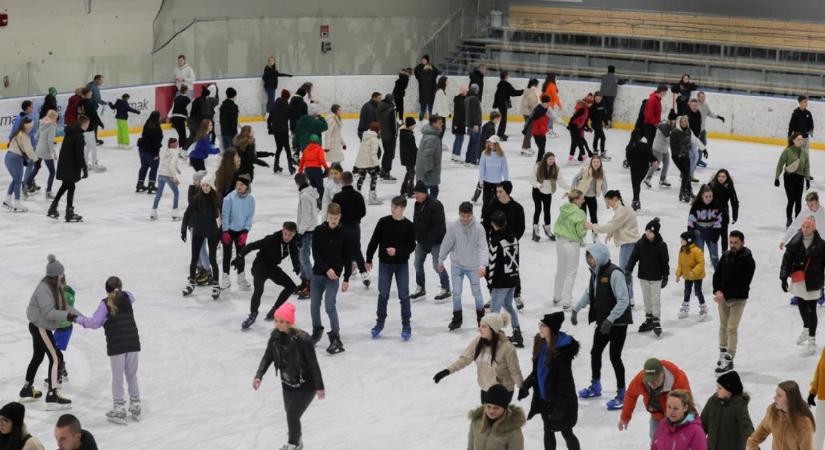 Győrben a korcsolyázás a legnépszerűbb szabadidős, közösségi sport