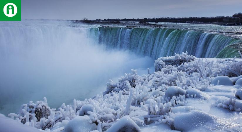 Egyetlen alkalommal fagyott be a Niagara-vízesés, de többet biztosan nem fog!