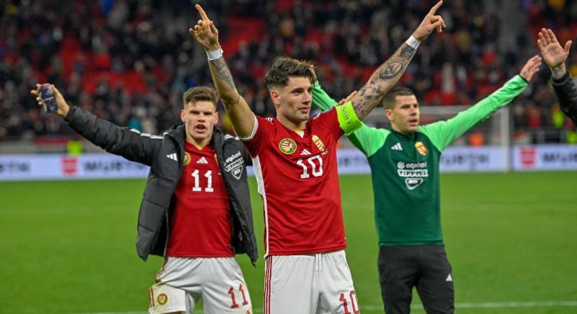 Egy csapatban Ronaldo és Szoboszlai: a magyar csillag bekerült az Eb-selejtezők álomcsapatába