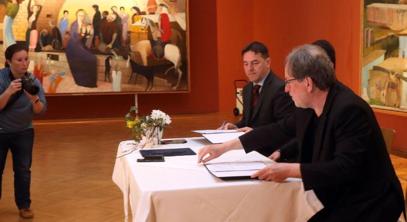 Elszállítják a két legnagyobb Csontváry-képeket - lezárják az utcát
