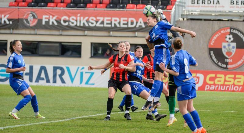 „Harmadik félidőre” nyúlt az FK Csíkszereda az udvarhelyi Vasas Femina meccse