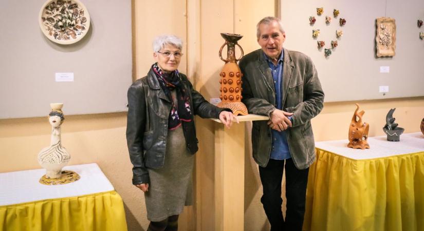 Keramikusok kiállítása Nagykanizsán, a Hevesi-iskolában