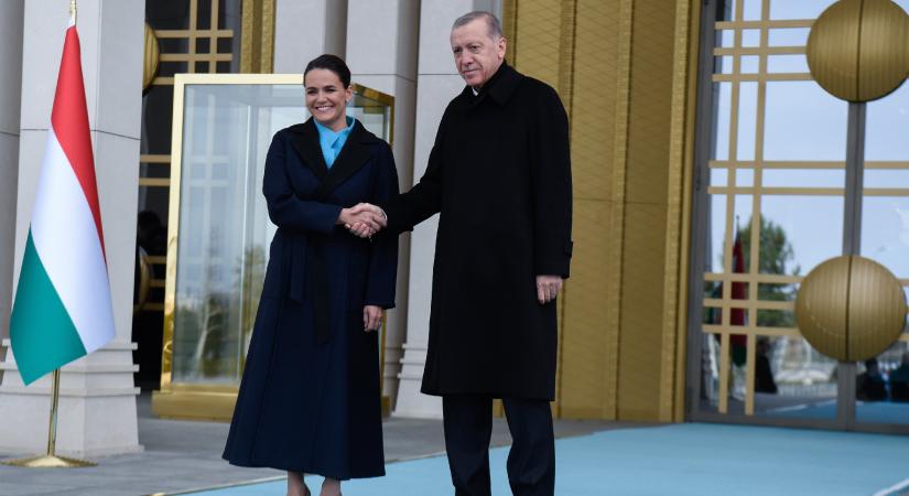 Novák Katalin találkozott a török elnökkel, Erdogan segítséget ígért a gázellátásban
