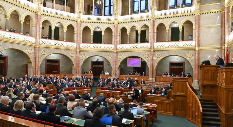 A magyar Országgyűlés állást foglalt a háborúról