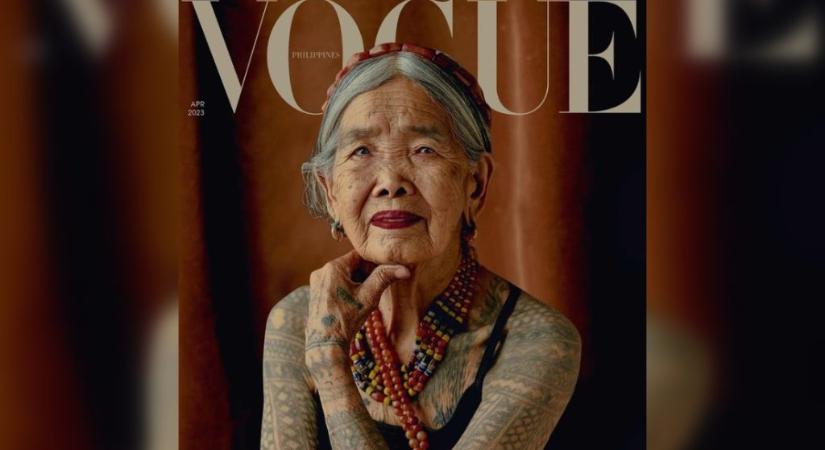 Egy 106 éves tetoválóművész a Vogue történetének legidősebb címlaplánya