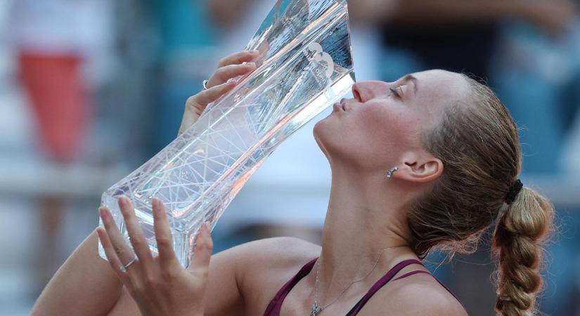 Tenisz: Kvitová harmincadik trófeáját nyerte meg Miamiban