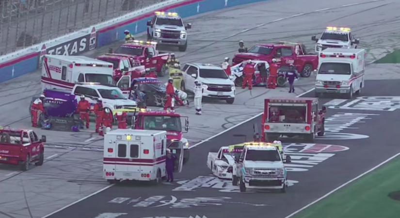 NASCAR: Új győztes, ijesztő balesetek, egy versenyző kórházban kötött ki Texasban