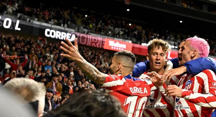 Gyönyörű góllal nyert rangadót az Atlético Madrid