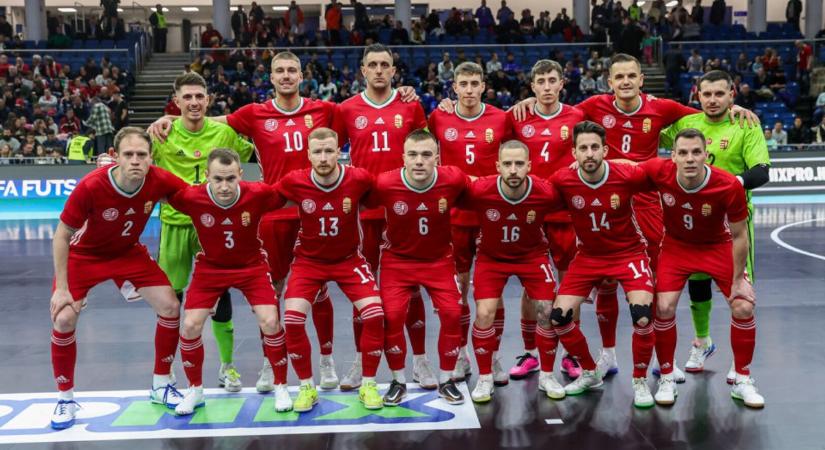 Elindult Belgiumba magyar futsalválogatott