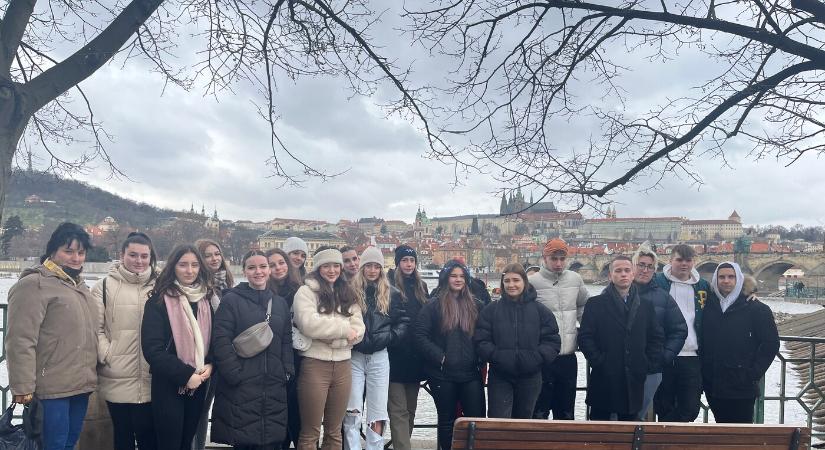 Erasmus: nagymegyeri diákok Prágában