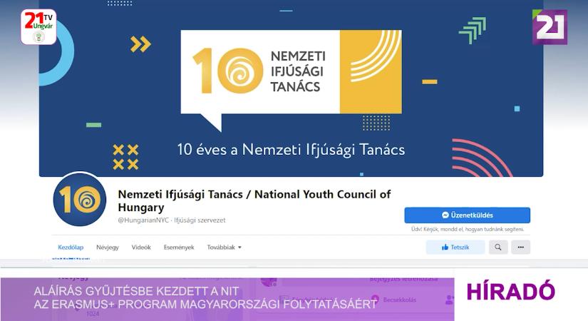 Aláírás gyűjtésbe kezdett a NIT az Erasmus program magyarországi folytatásáért (videó)