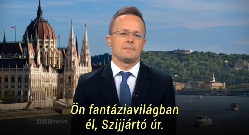 „Ön fantáziavilágban él, Szijjártó úr” – feszült hangulatú interjút adott a BBC riporterének a külügyminiszter