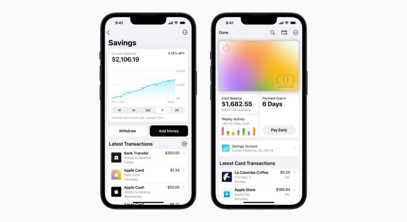 Új pénzügyi terméket mutatott be az Apple! 10-szer magasabb hozamot ígér az új megtakarítási számla