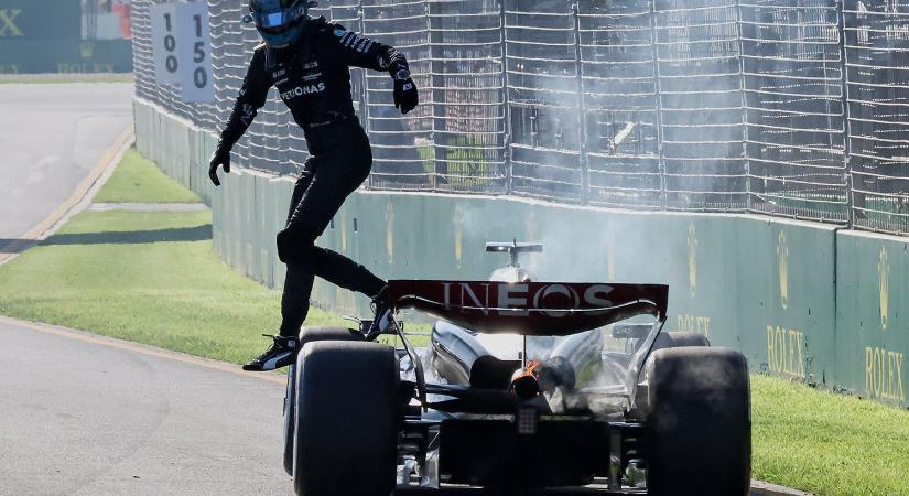 F1: Kiderült, miért füstölt el Russell motorja Melbourne-ben, az ok szokatlan