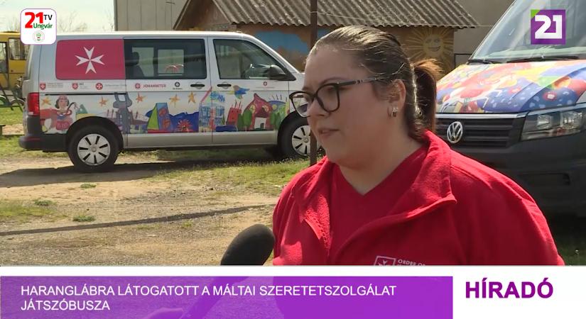 Haranglábra látogatott a Máltai Szeretetszolgálat játszóbusza (videó)