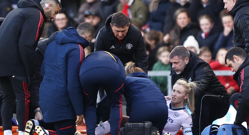 Női foci: aggódnak az angolok – súlyosnak tűnő sérülést szenvedett a válogatott sztárja