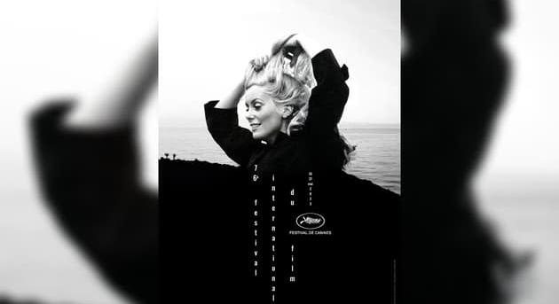 Catherine Deneuve maga a filmművészet gazdagsága a Cannes-i plakáton