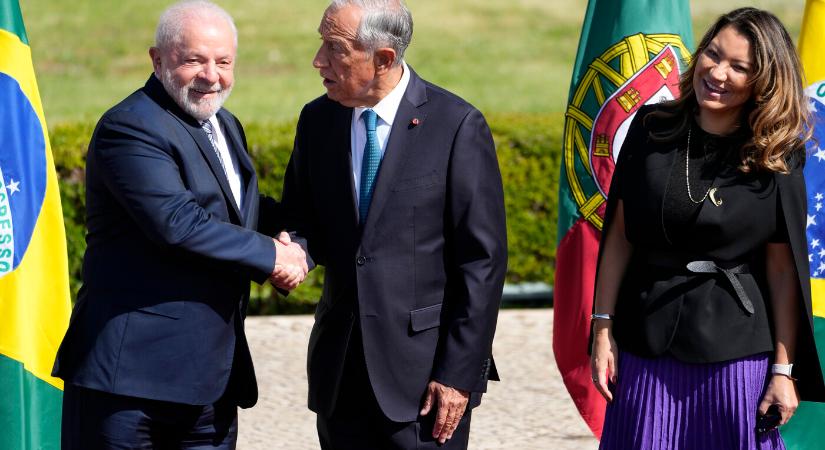 A brazil elnök megkezdte portugáliai látogatását