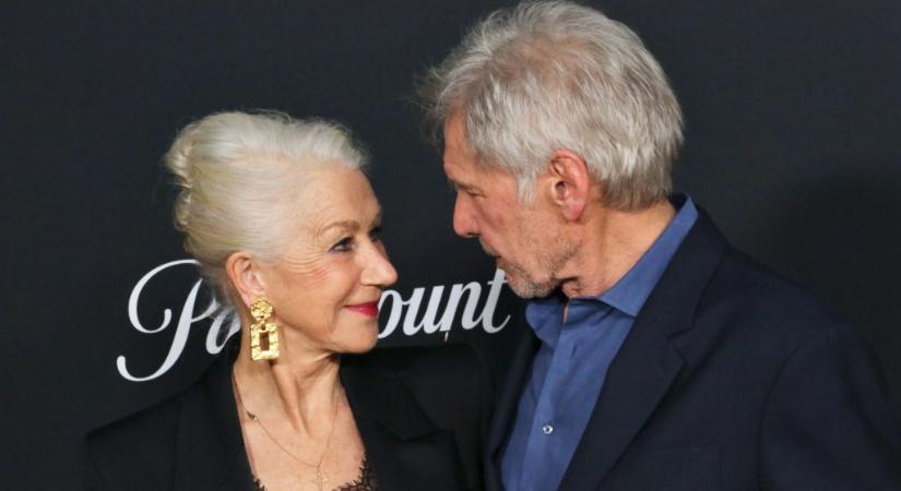 Helen Mirren izgatott volt, hogy ágyba bújhatott Harrison Forddal közös sorozatukban