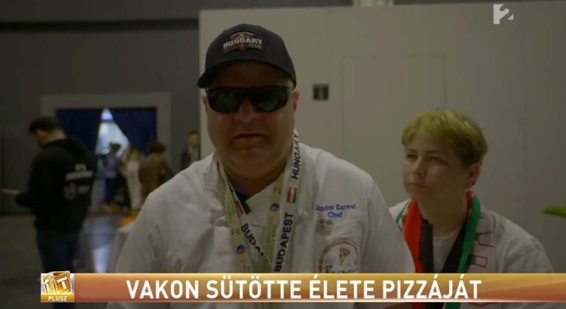 Magyar a világ első vak pizzasütője, egy rangos versenyen is részt vett