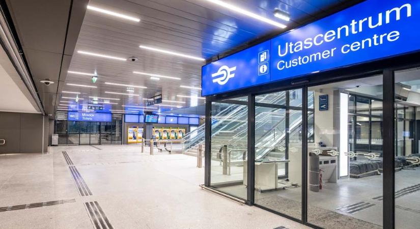 Végre elkészült, jövő héten nyit az akadálymentesített utascentrum a Keleti pályaudvaron