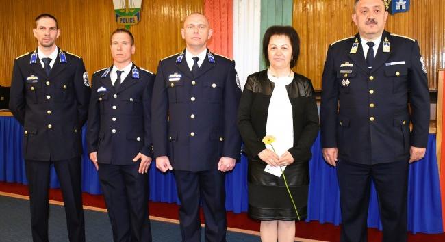 Borsodi rendőrök munkáját ismerték el