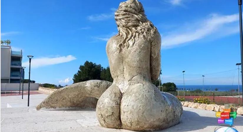 Túl szexi lett ez az olasz sellő szobor, tiltakoznak a helyiek